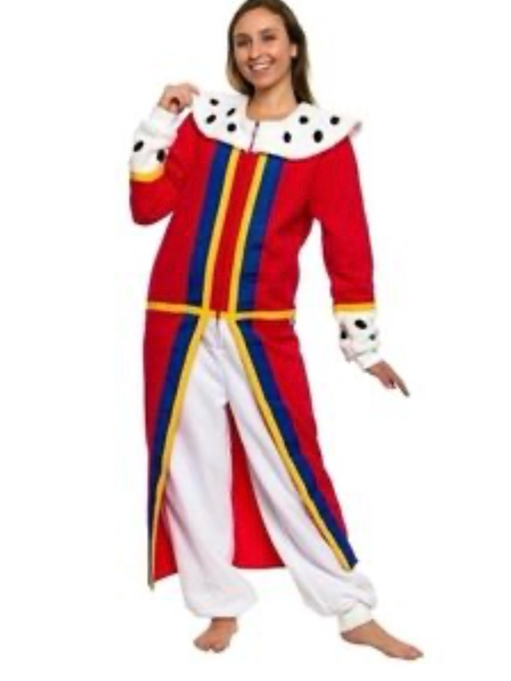 Royal King/Queen Onesie jumpsuit Adult Costume , Adult Size Extra Small,Funziez